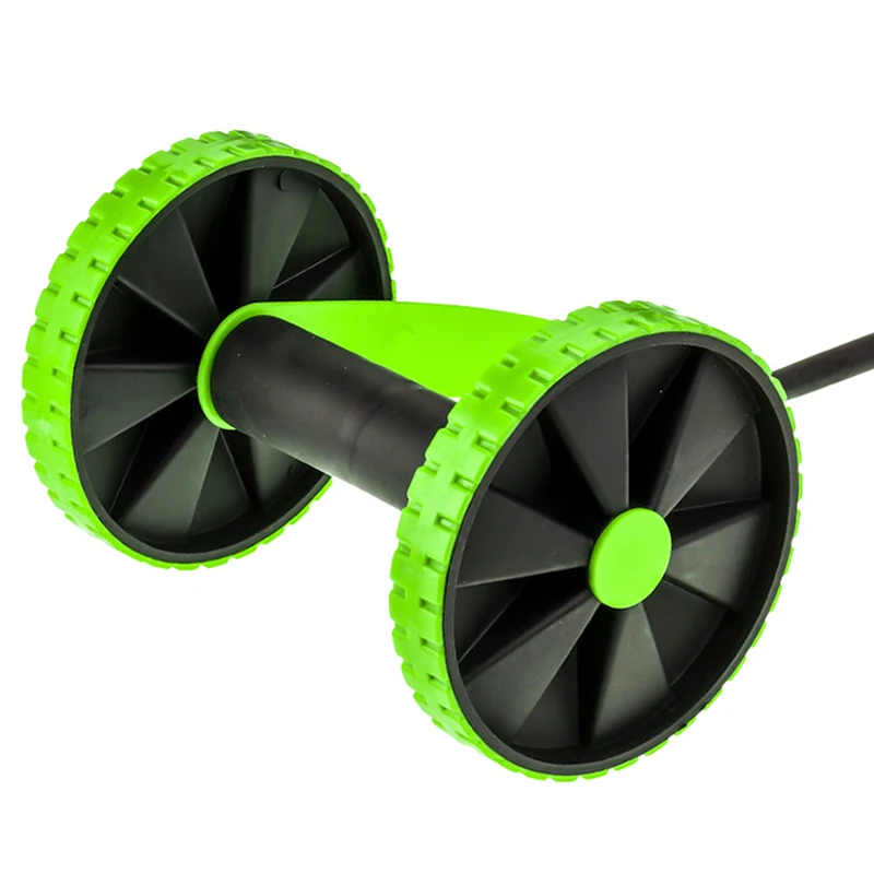 Multi-function Pull Rope Plastic Waist Expander Spring Exerciser Rally Rope Abdominal Wheel Muscle Training Wheel