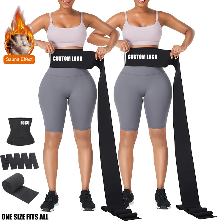 Custom Logo Belly Wrap Latex  Waist Belt Women Body Slimming Wrap Waist Trainer Shapers (1600172431720)