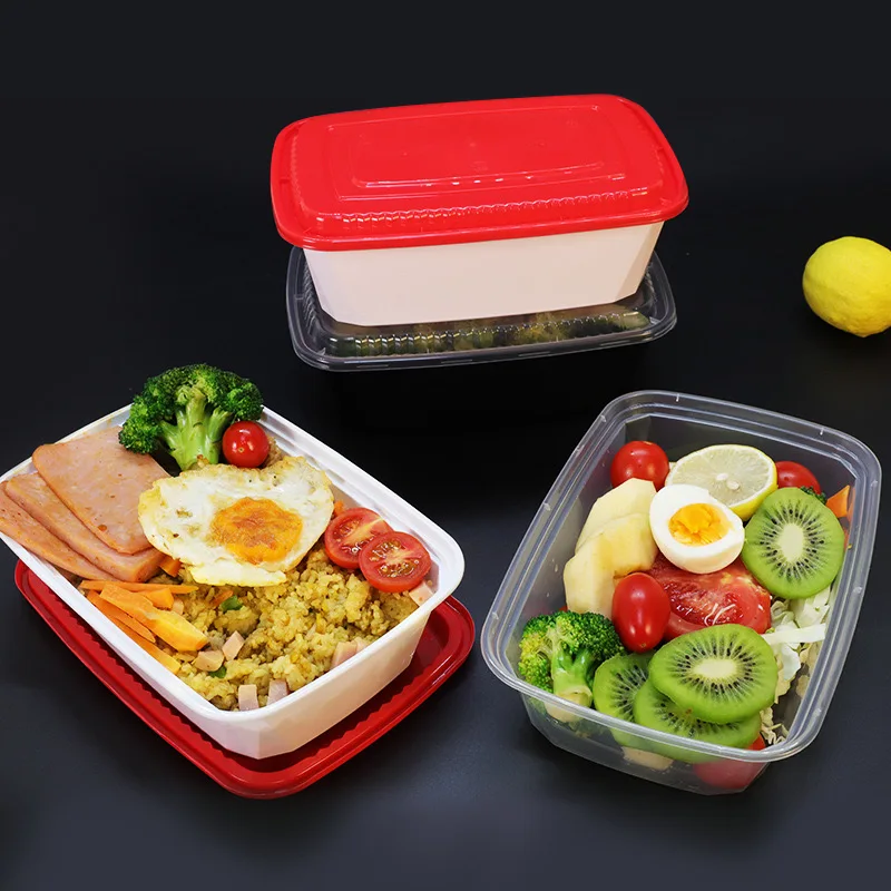 Одноразовый контейнер для еды bento приготовления микроволновая печь 24 унции/28 унций/32 унции/38 унций