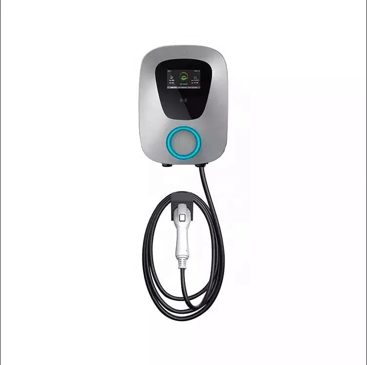 Single Phase WallBox Type 2 32A EV Car Charger EV Charger Station Manufacturers RFID Wall Box 7KW AC EV Charger