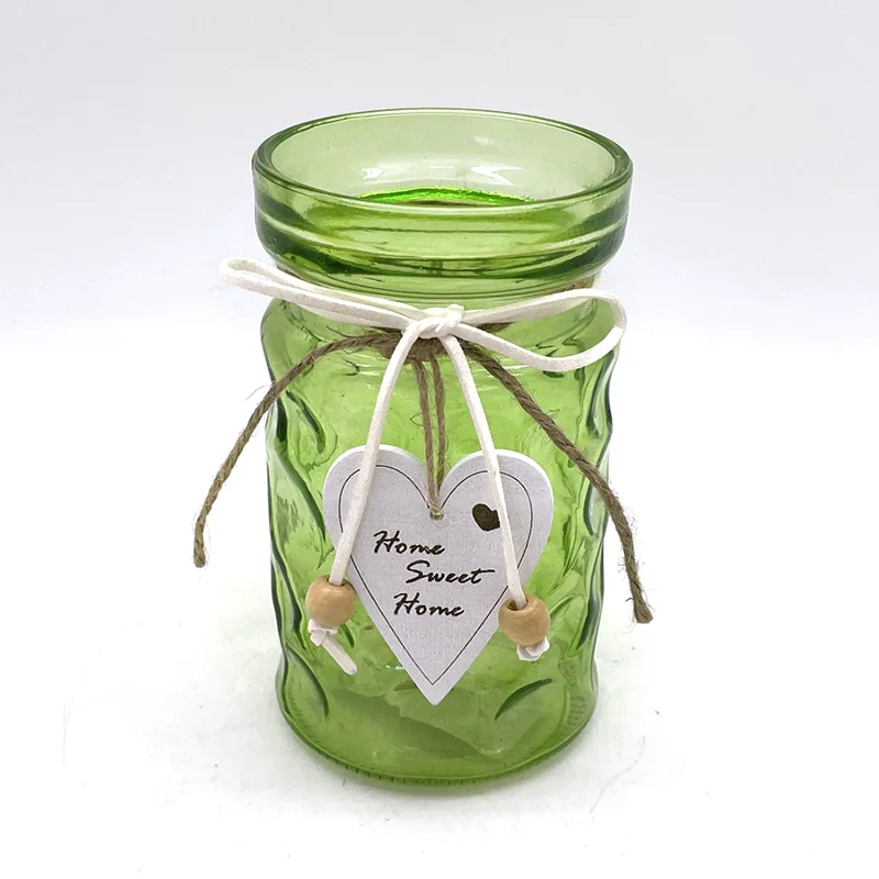 Unique design home decorative Small glass flower vase cheap clear glass crystal vases