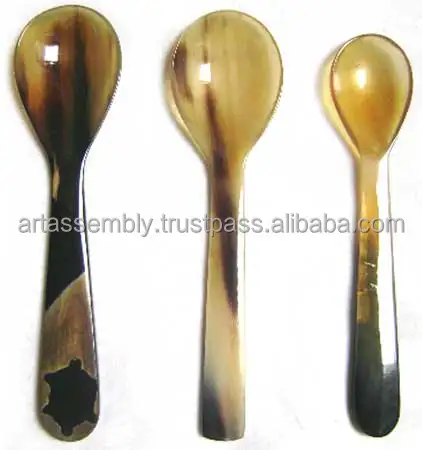 
Best quality handmade Natural horn spoon horn cutlery in India By Art Assembly 