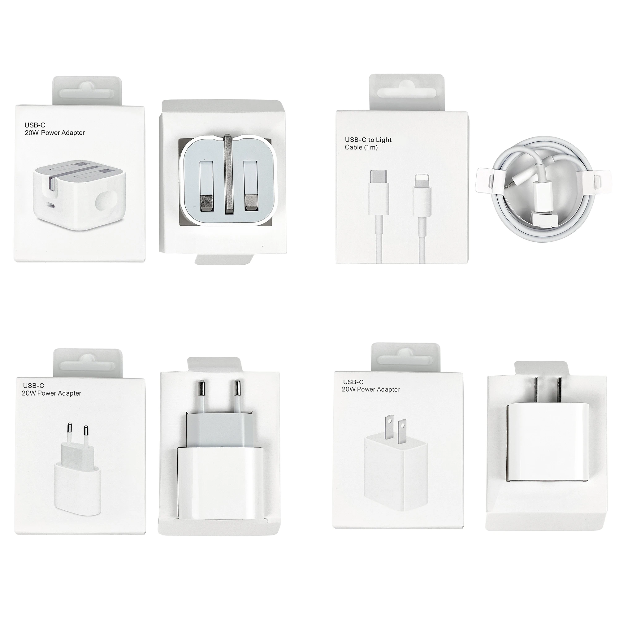 Best Usb Type C Wall Charger And Data Cable 20w Pd Fast Charging Mobile Phone Power Adapter For Iphone Apple