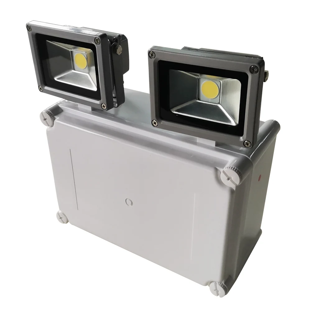 IP65 High lumen Rechargeable Twin Spot Led Emergency Light