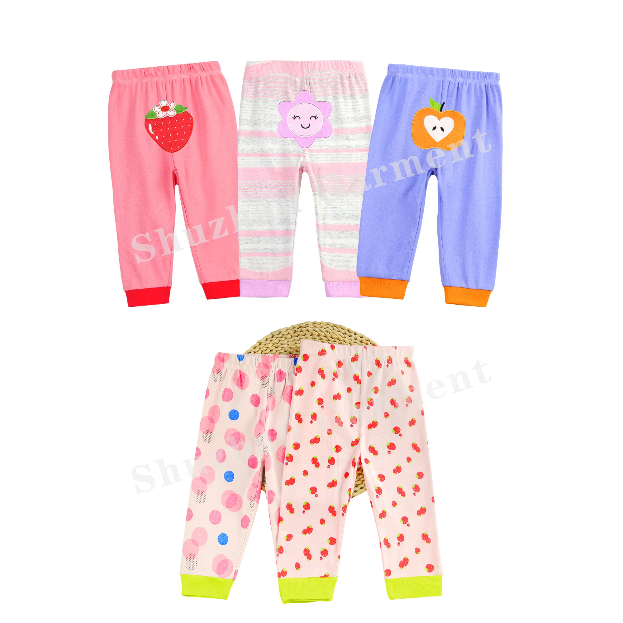 
baby trousers animal design cotton embroidered baby short for newborn 