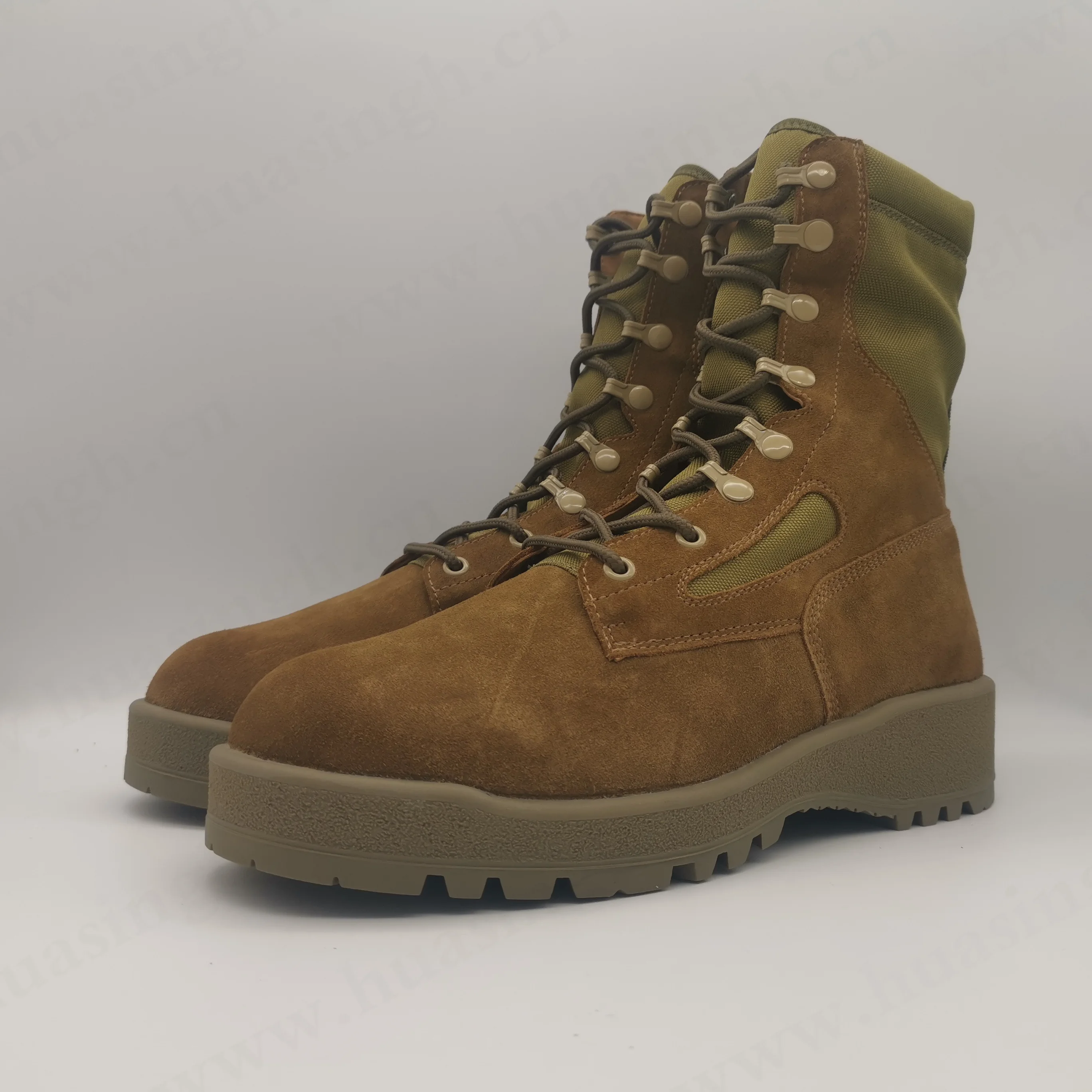 WCY,national field training good quality rubber outsole tactical desert boots steel toecap HSM056