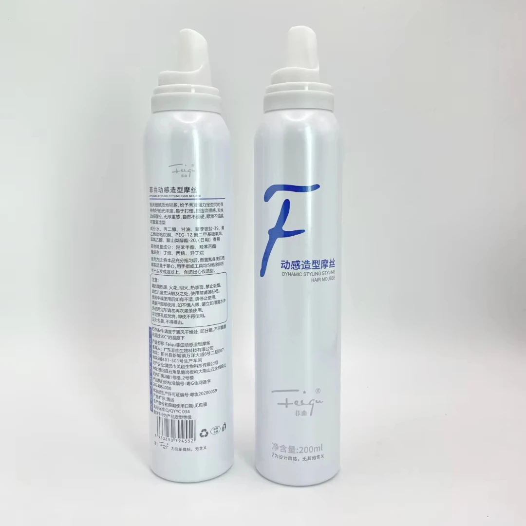 FEIQU Japanese Technology Hair Styling Products Wax Foam Instant Foaming Anti Frizz Easy Use Dynamic Styling Mousse