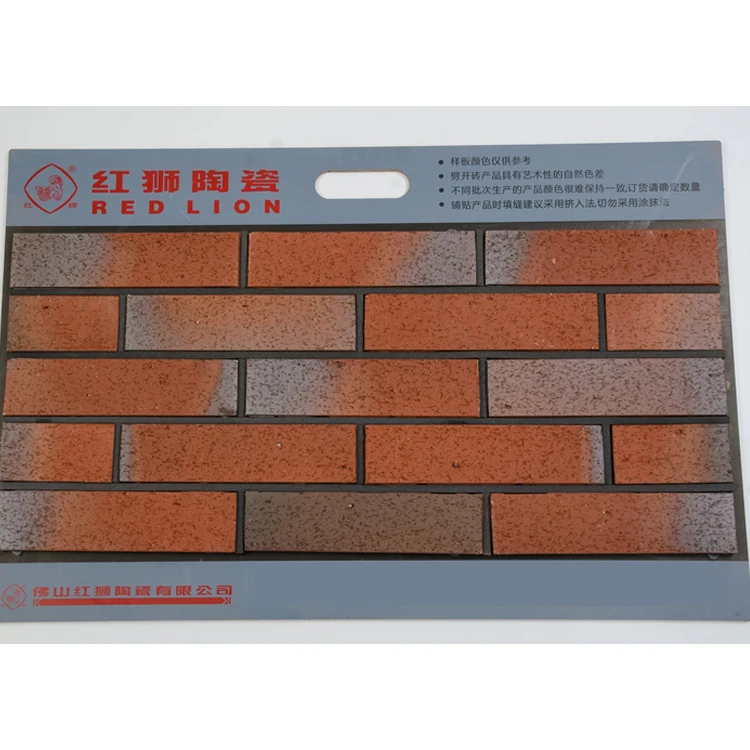 cheap textured wall panel outdoor ceramic glazed fire old bricks veneer wall panels decorative in india