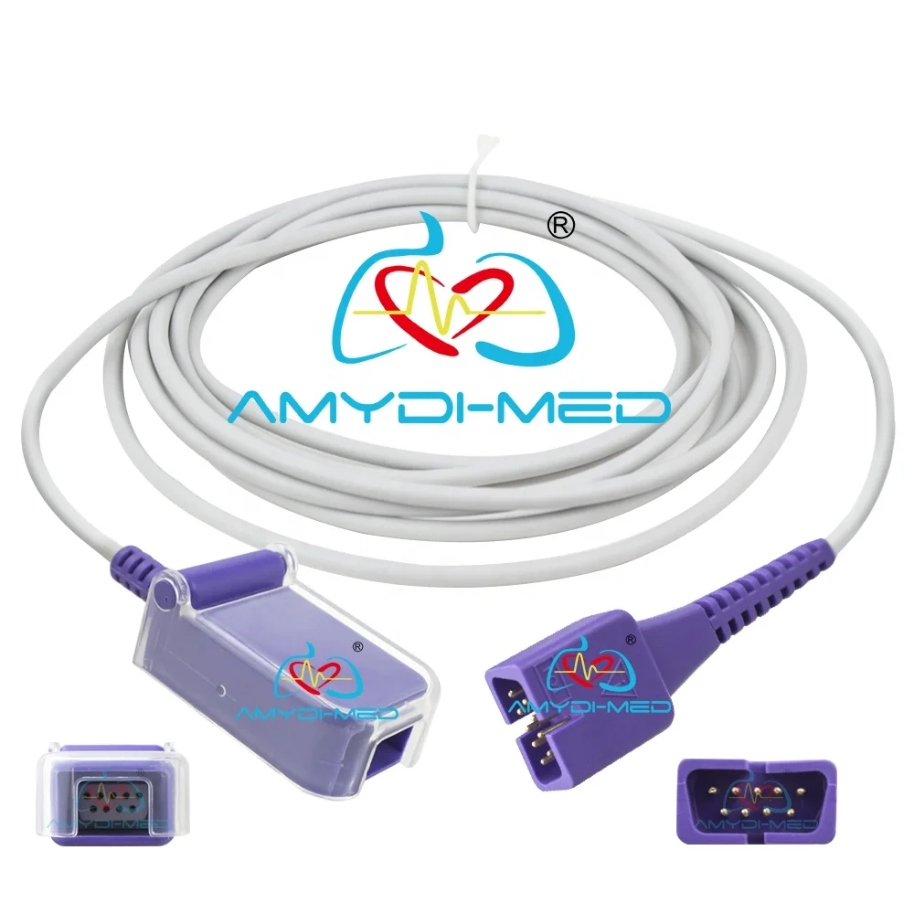 Spo2 Sensor Extension Cable Compatible For Nellcor Oxima Monitor DB9 9P Spo2 Sensor Extension Cable