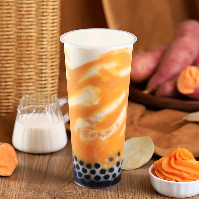 0 9 кг двойное счастье консервированное сладкое картофелевое пюре для горячих напитков или Пузырькового чая сырье