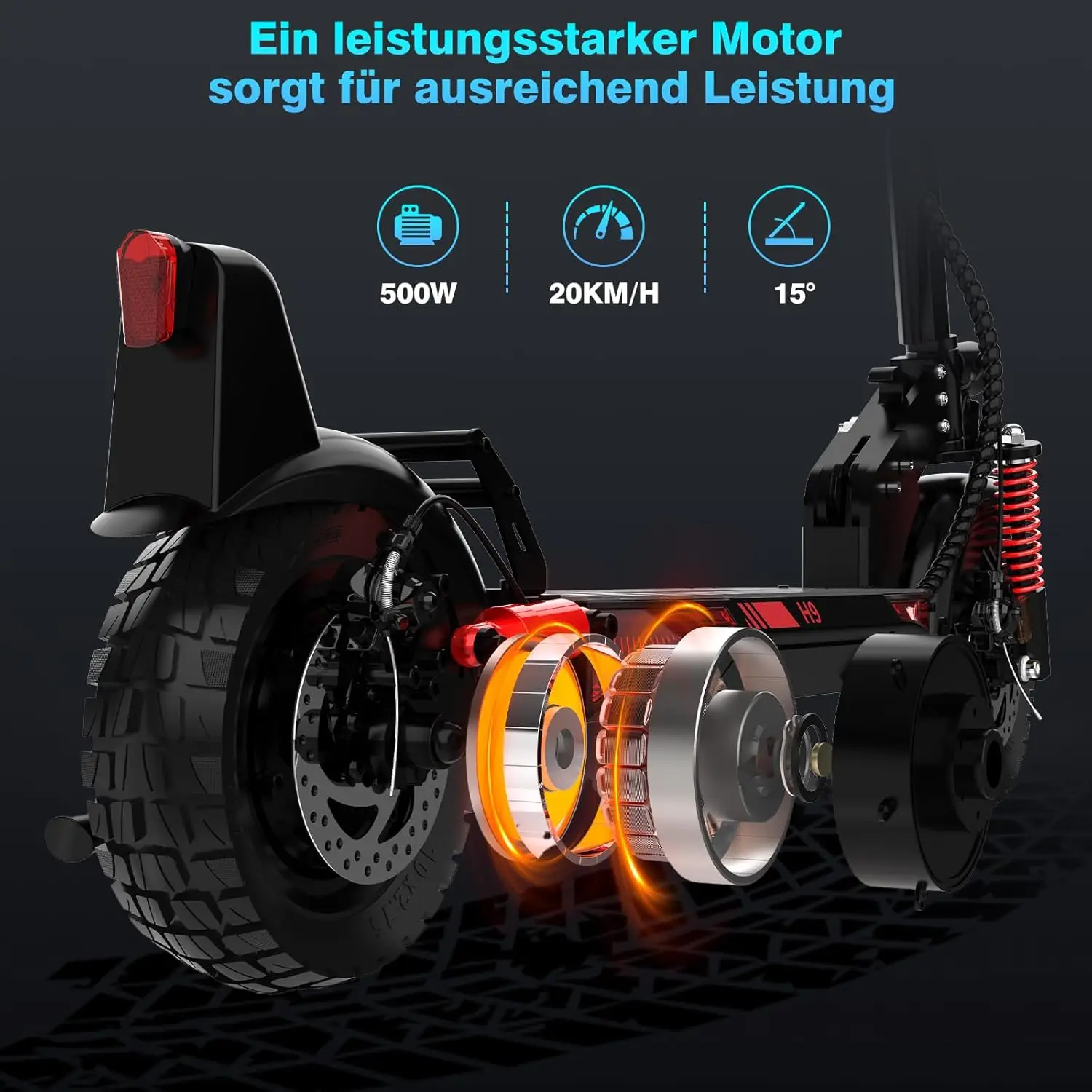 Pre-Sale EU UK Stocks New Arrivals High-Power  Large Battery Capacity Folding Urban Cross-Country HITWAY  500W 48V 10 E-Scooter