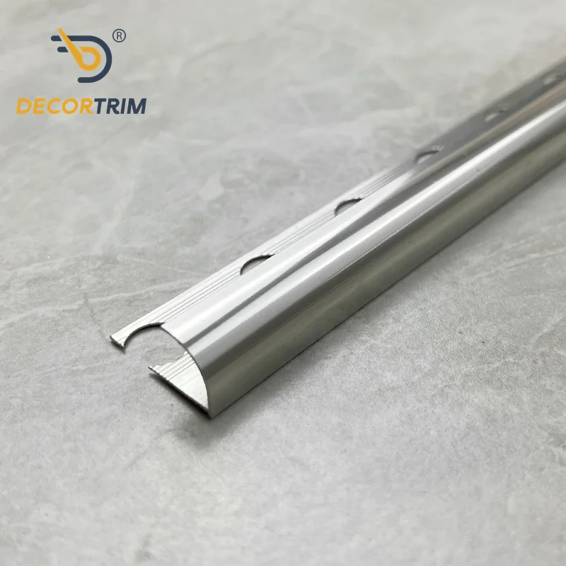 Prolink Metal Factory YJ-019 Wholesale Price Tile Accessories Decorated Metal Tile Strip Wall Ceramic Corner Aluminum Tile Trim