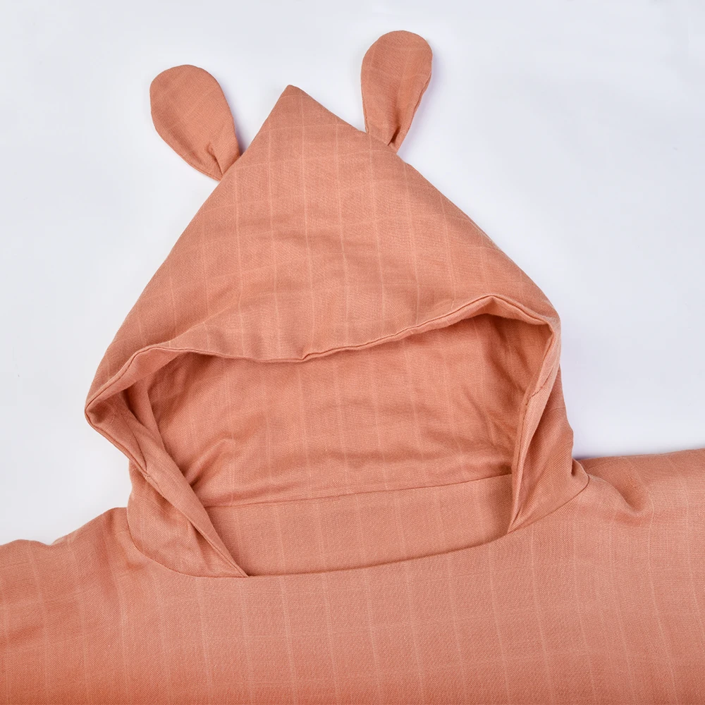 cotton hoodie baby bath newborn super soft rabbit ear style baby hooded toddler bath towel blanket