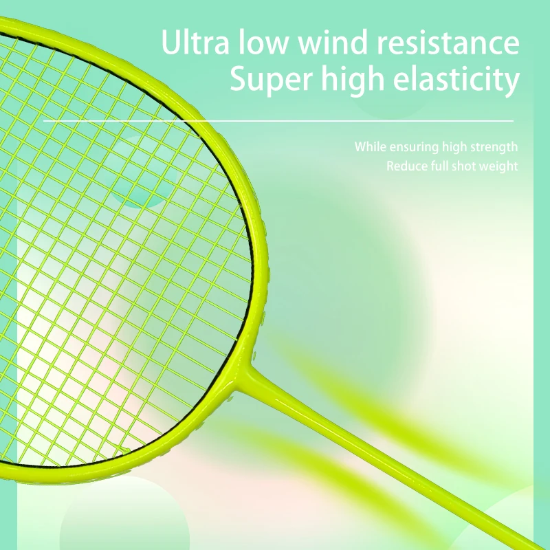 outdoor sports  badminton racket Durable Light Weight Carbon Badminton Racket