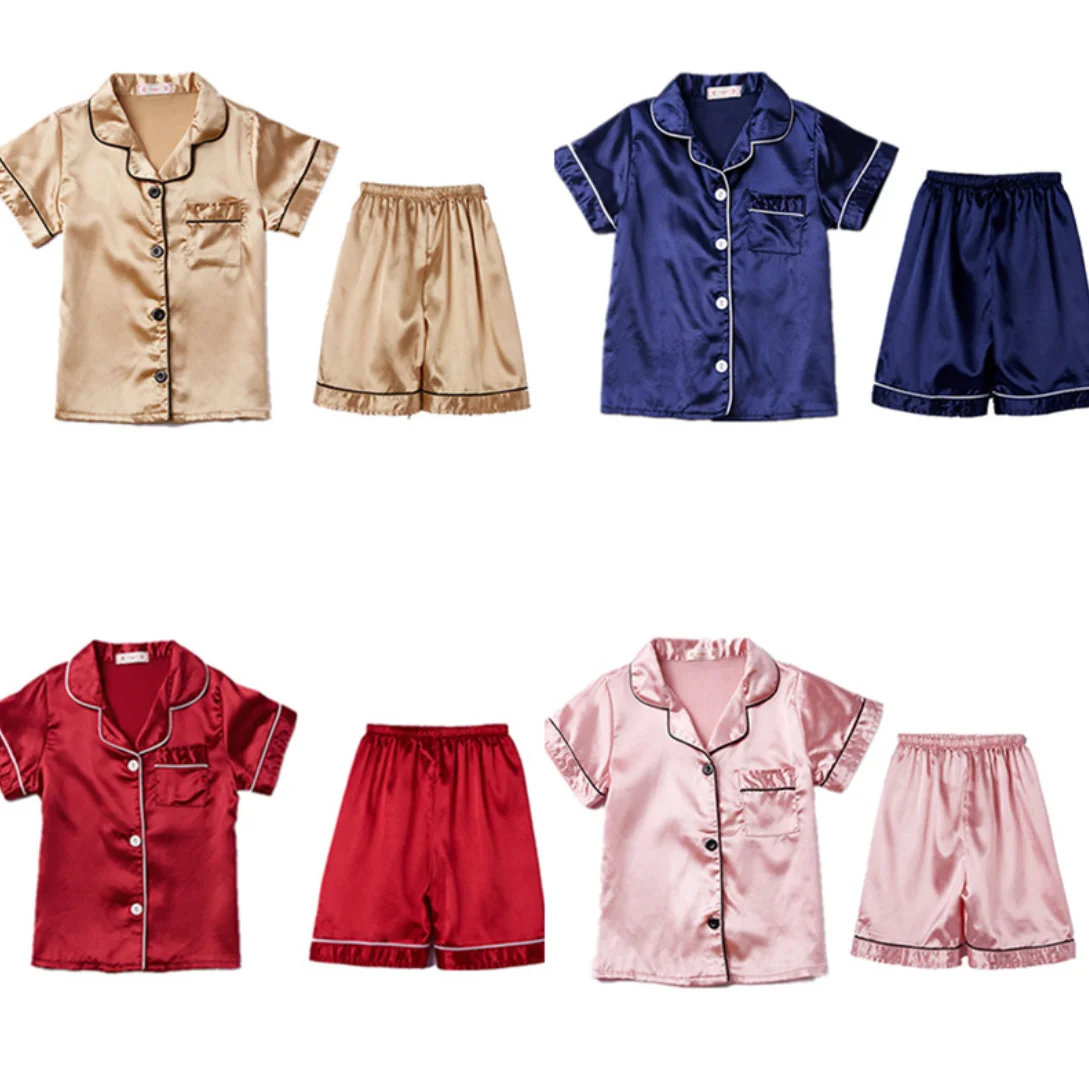 PLHMIA Children Clothes Sleepwear kid home wear Animal Dot Print Casual Tops Short Sleeve+pants Pajamas 2pcs Sets Baby Boy Girl