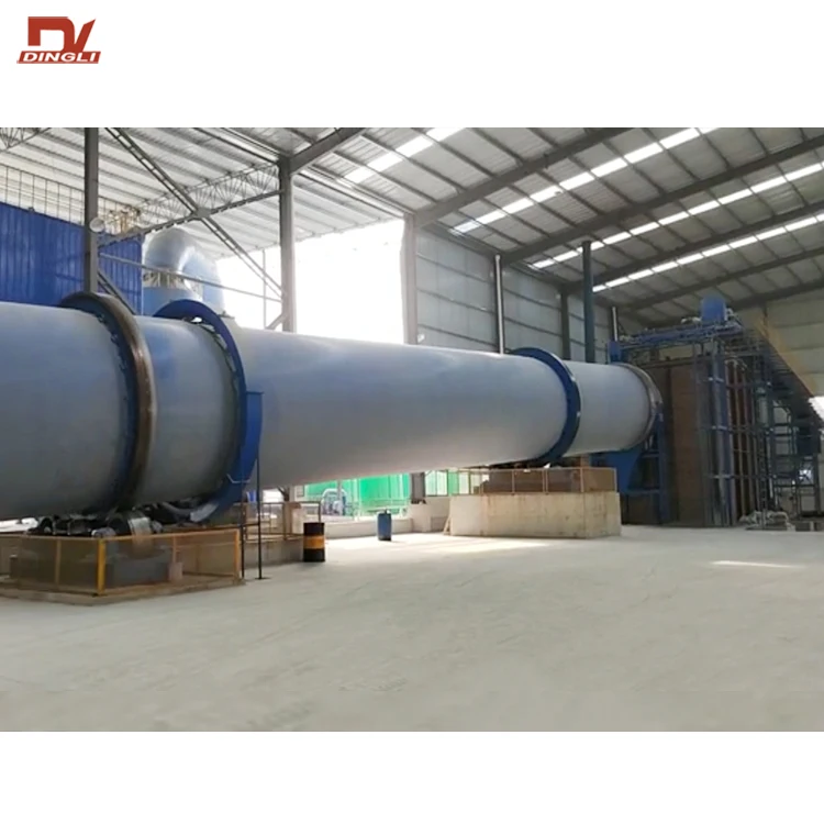 Large Capacity Drum Dryer for Mineral Powder, Sand, White Mud, Kaolin, Bauxite, Soil Drying Machine