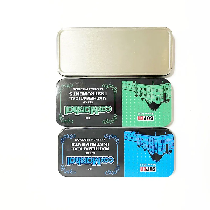 Канцелярская линейка набор для рисования учеников 9 шт. металлические наборы супермаршала школы по