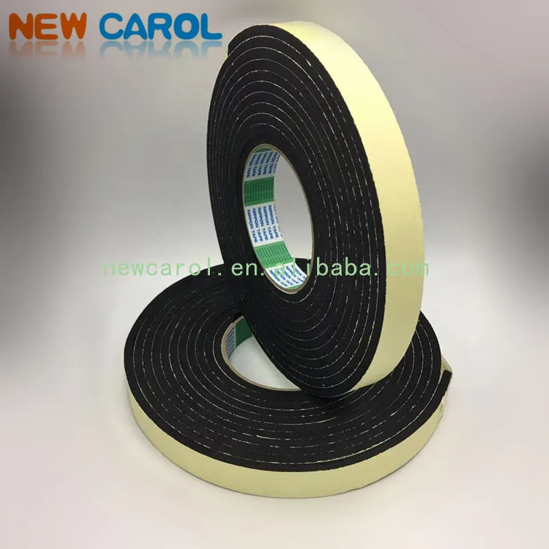 New EVA Single Sided Adhesive Tape Foam Sponge Waterproof Weather Stripping car Window Door Seal Strip