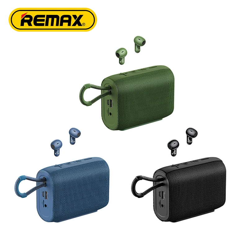 Remax Mini Subwoofer Bluetooth 5.3 Bass Wireless Speakers Speakers Desktop Portable Bluetooth Speaker TWS Earphone