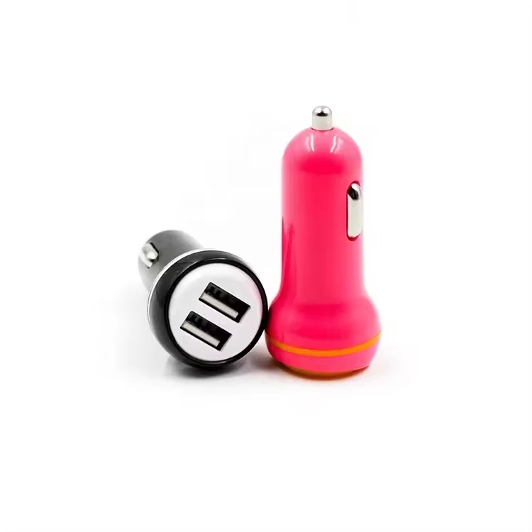 high quality Mobile Phone Accessories Wholesale Battery Charger Car Dual USB Port EV Phone Car Charger