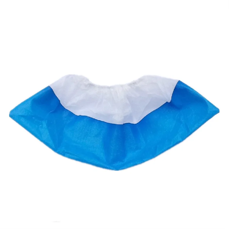 Good Quality Customized Non Woven Non Slip Shoe Covers Medical Disposable PP+CPE Shoe Covers