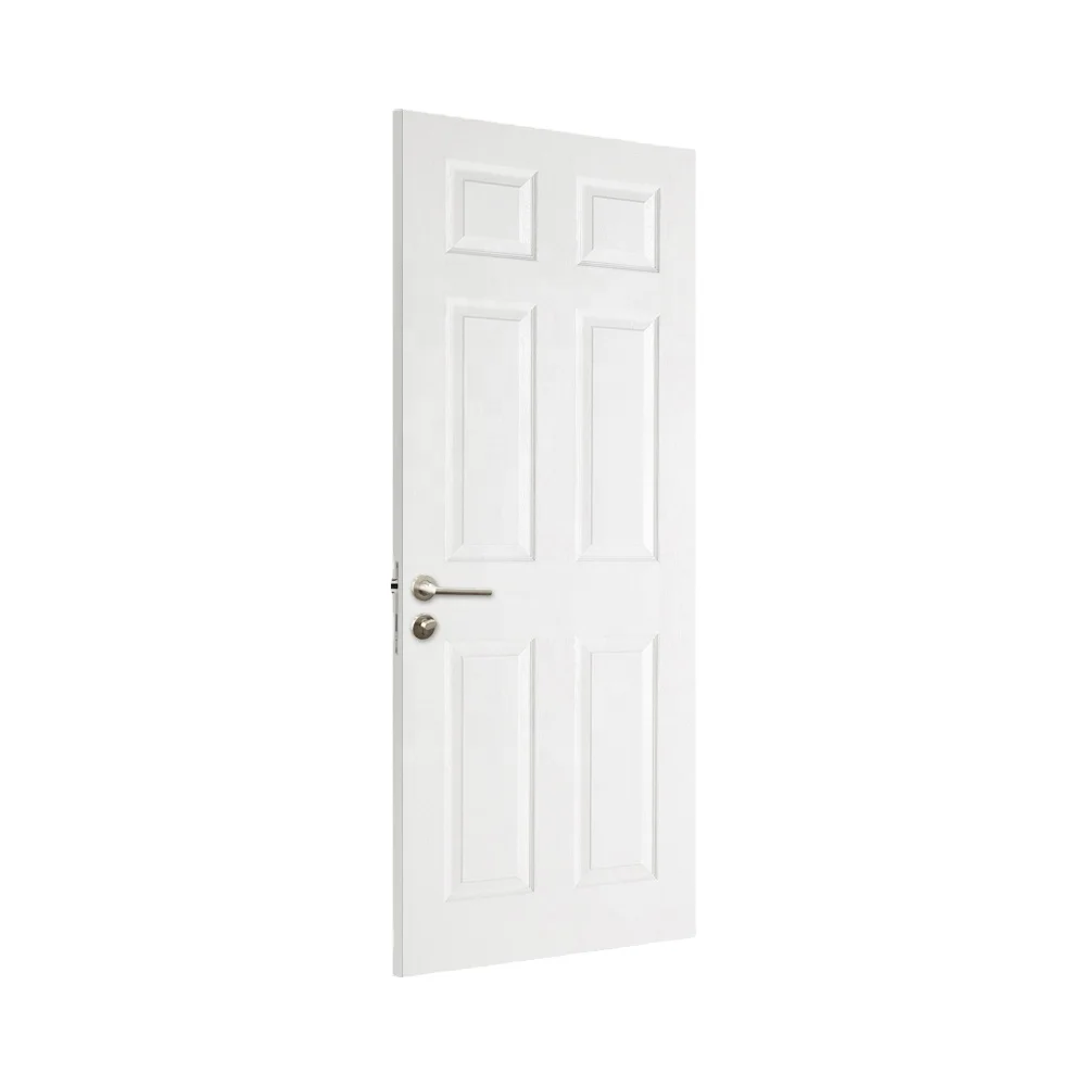 Wholesale Price Modern Design Doors Residential Prehung Interior Wooden Moulded Door