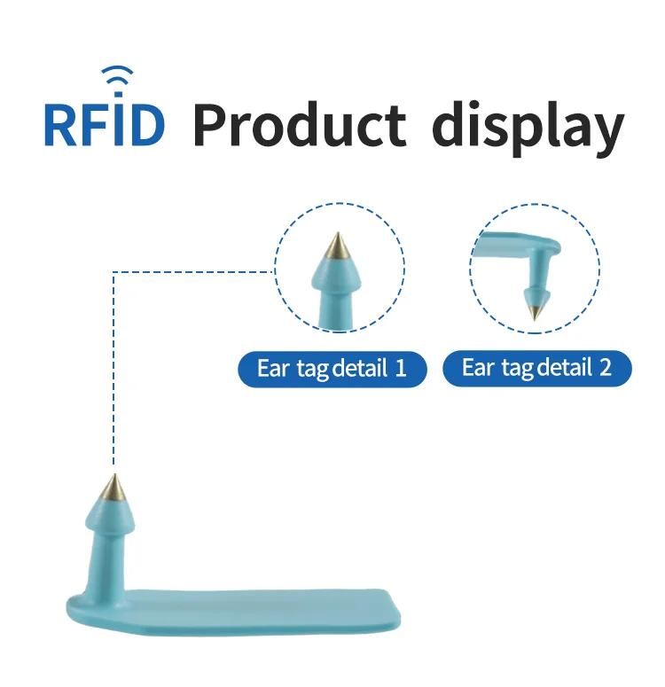 TPU E-013 RFID Livestock Sheep Ear Tags Engraved Marking Cattle Smart Tag For Sheep Pig Cattle