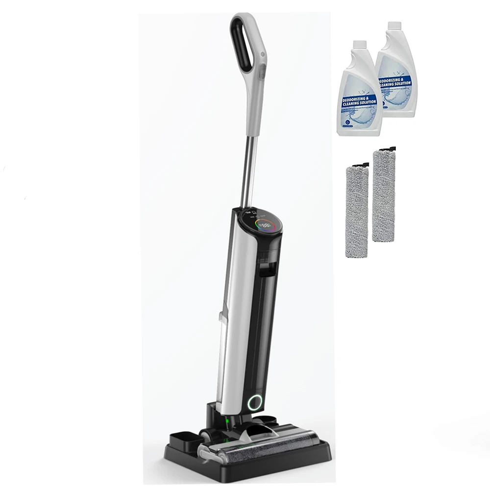 Беспроводной очиститель полов из твердых пород дерева ONU легкий пылесос для сухой и влажной