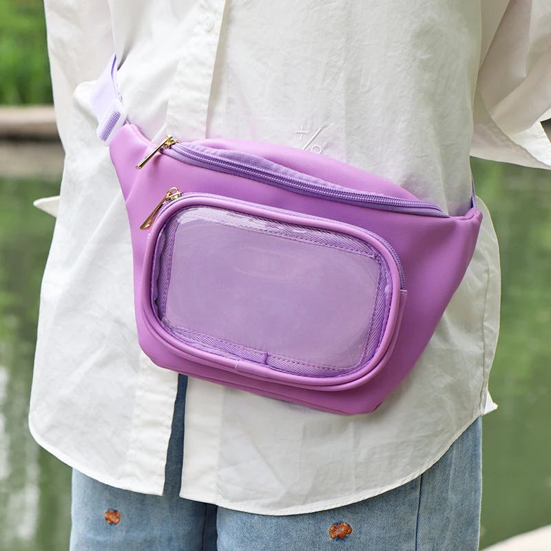 leather belt bag fashion fanny pack custom hot selling waist