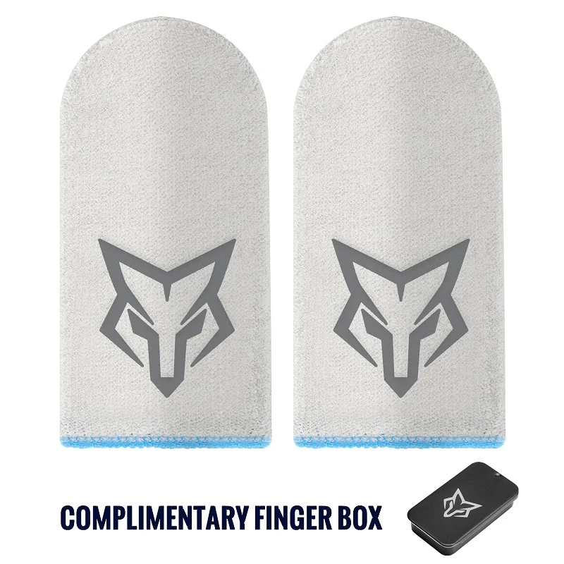 Original Quality Sarafox V5  Fiberglass Finger Sleeve Flexible Glass Fiber Finger Gloves for Mobile Games for PUBG COD Gaming