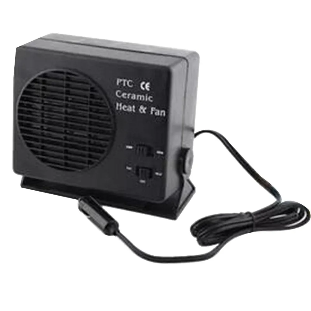 Автомобильный обогреватель 12 В 150 Вт/300 Вт, автомобильный портативный вентилятор для ветрового стекла, керамический обогреватель PTC, вентилятор для автомобильных аксессуаров