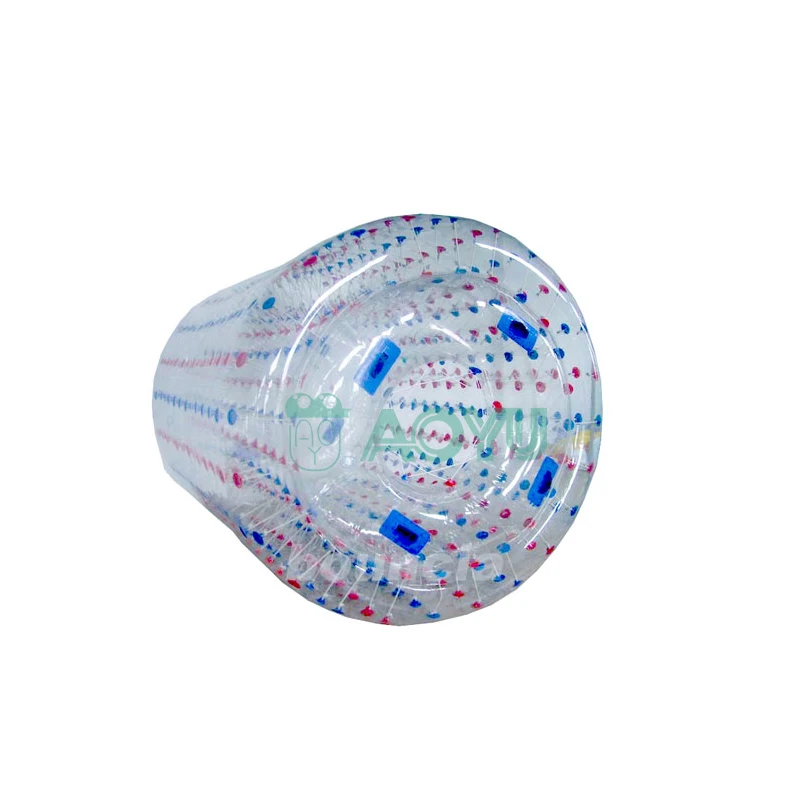 Inflatable PVC TPU  Aqua Bubble Water Roller Zorb Ball Floating Pool Walking Sports Games Plastic Wheel Tube