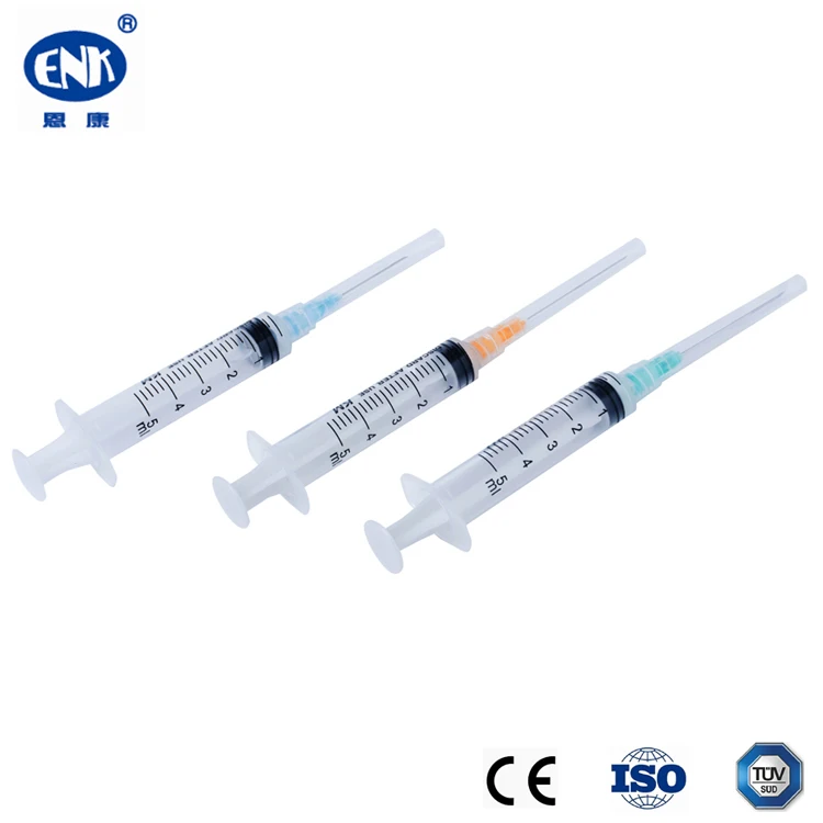 Sterile 2 ml 5ml 10 ml Disposable Syringe Luer Lock