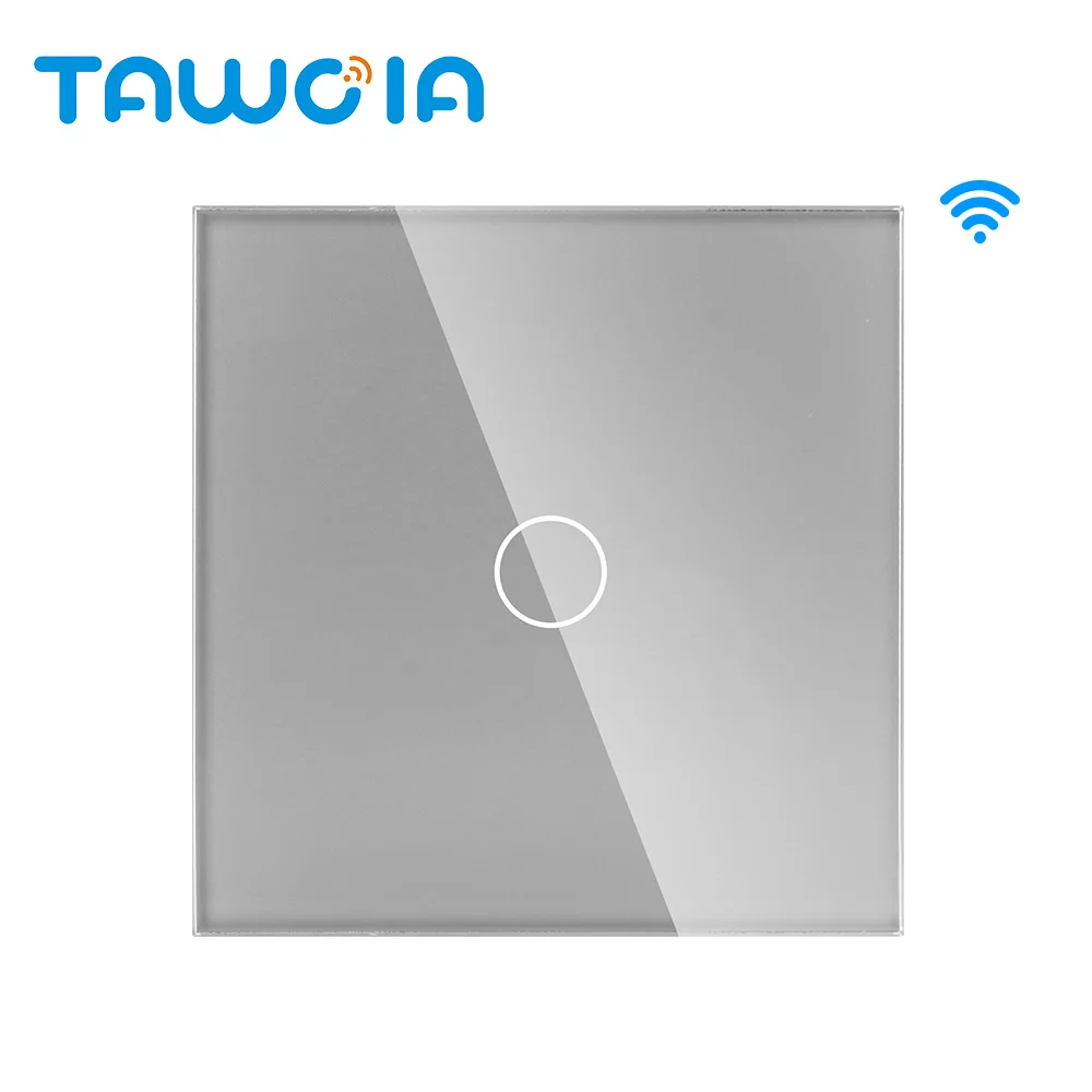 TAWOIA Самый дешевый сенсорный и Wi-Fi беспроводной пульт дистанционного управления настенный светильник 1 комплект смарт-переключатель без нейтральной линии для простой
