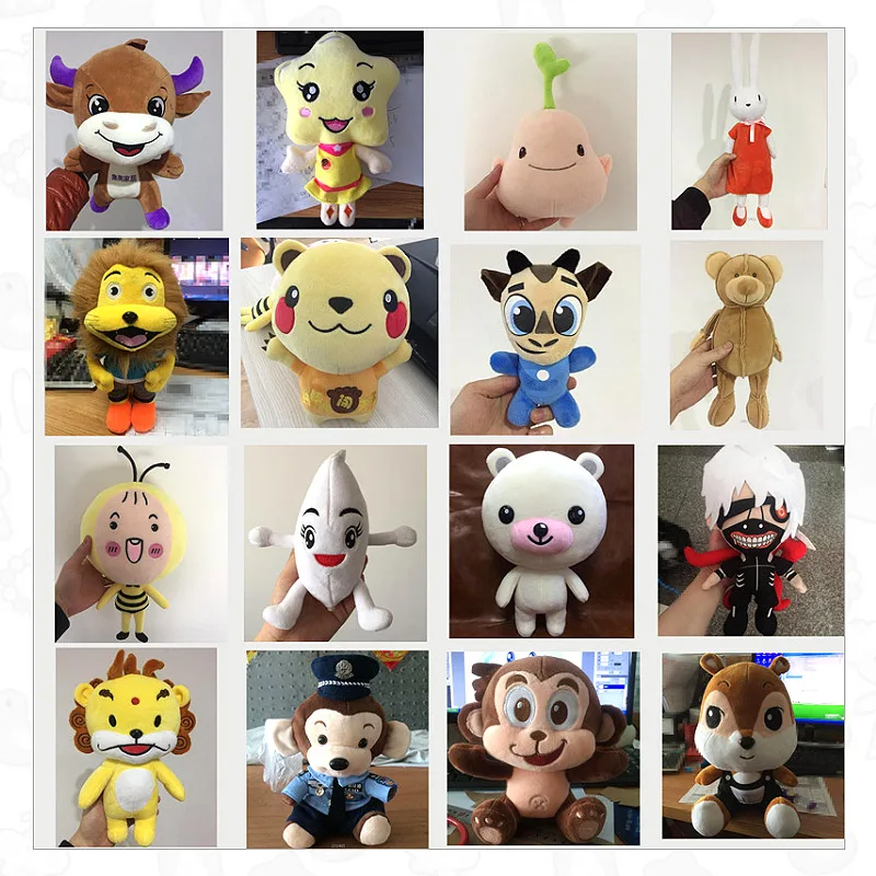 Factory Custom Mascot Doll Plush Toy Soft Stuffed Animals Dolls Plushies Toys Unisex Promotional Gifts Custom Designs Yushi Toy