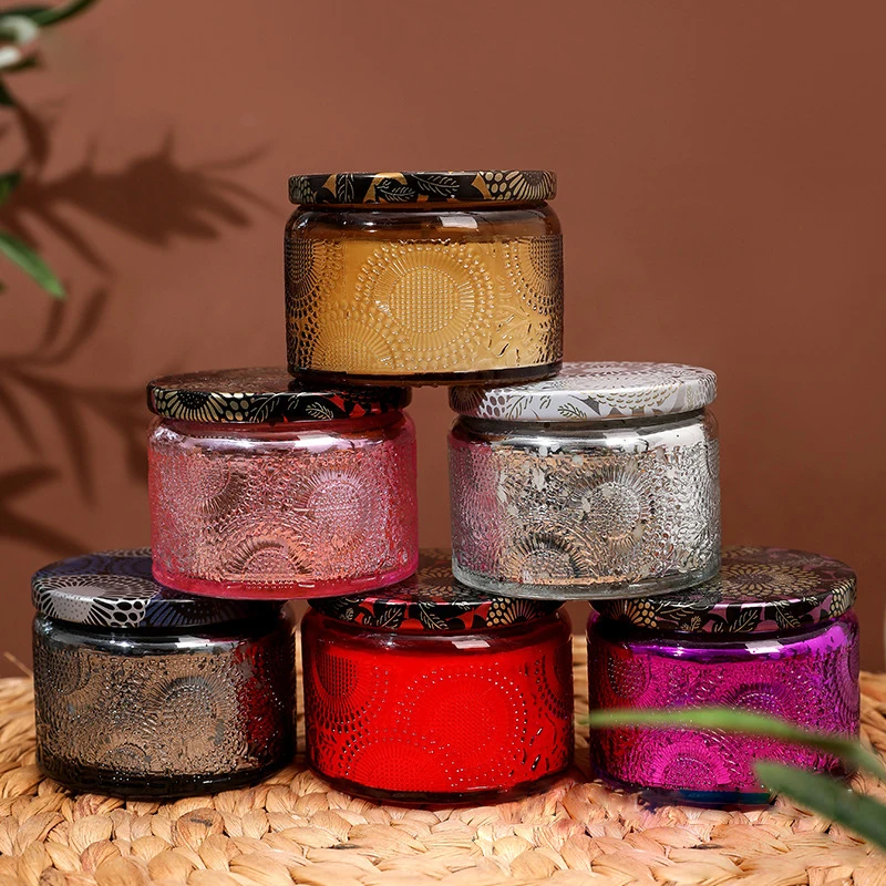 
Private Label Logo Wax Gift Set Party Birthday or Wedding 30 hours Burning Time Luxury Aromatherapy Soy Wax Candles With Scented 