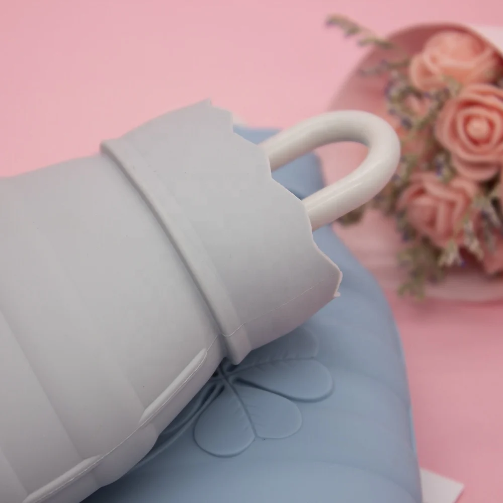 
Eco-friendly portable food grade silicone warm water bag for winter 