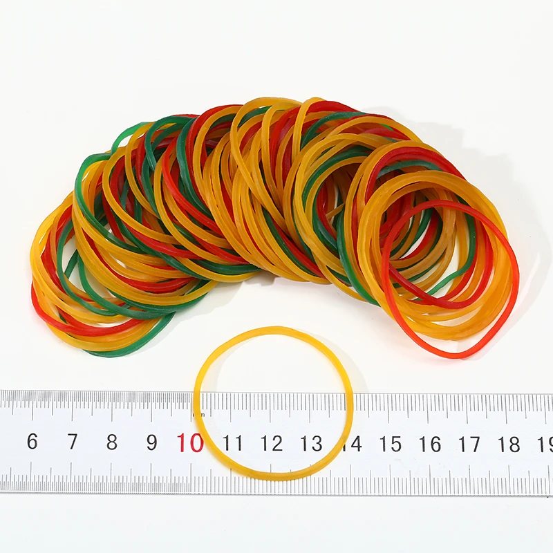 High Quality natural transparent color rubber band for office school