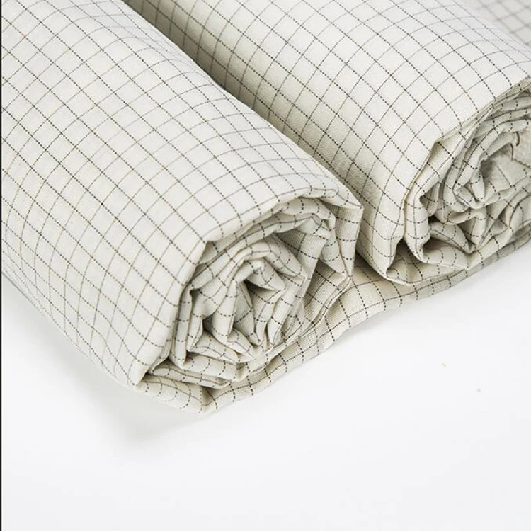 Conductive Silver Fiber Cotton Fabric For Earthing Grounded Flat Sheets