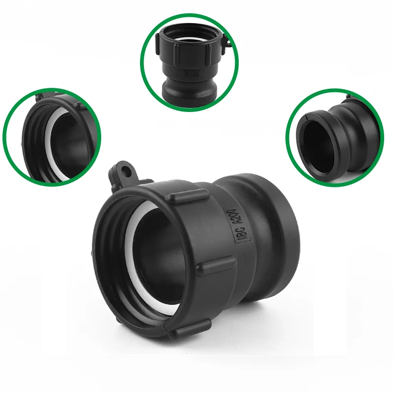 2inche camlock quick coupling type A plastic adapter for IBC tank IBC container 2'  CAMLOCK ADAPTER  x S60X6 FEMALE