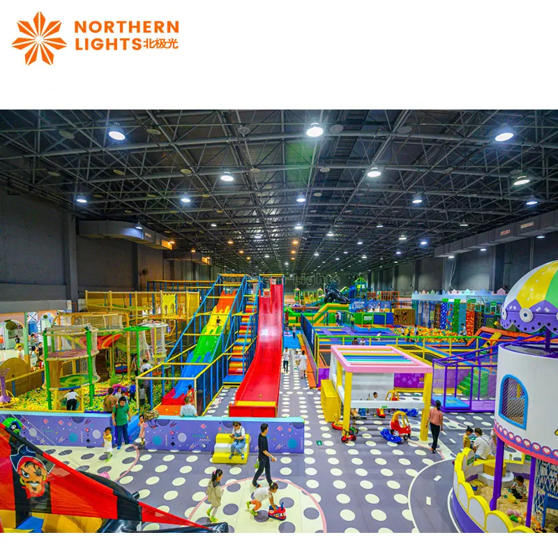 One-Stop Free Design Shopping Mall Indoor and outdoor Trampoline Park and Adventure Park for kids and adults