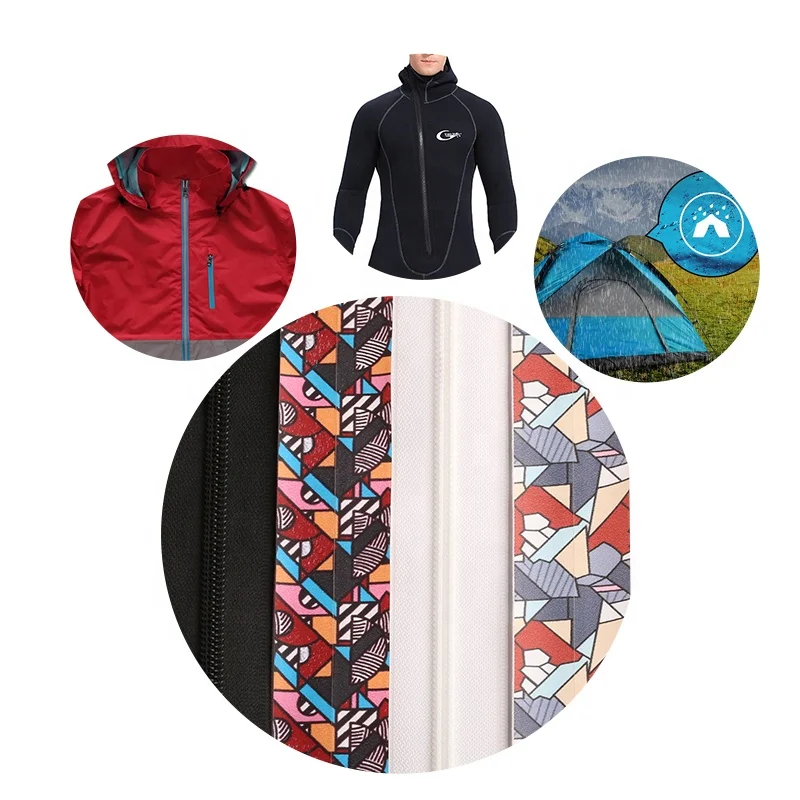 Custom Logo #5 PVC zipper waterproof TPU waterproof zipper for bags 7# waterproof zipper