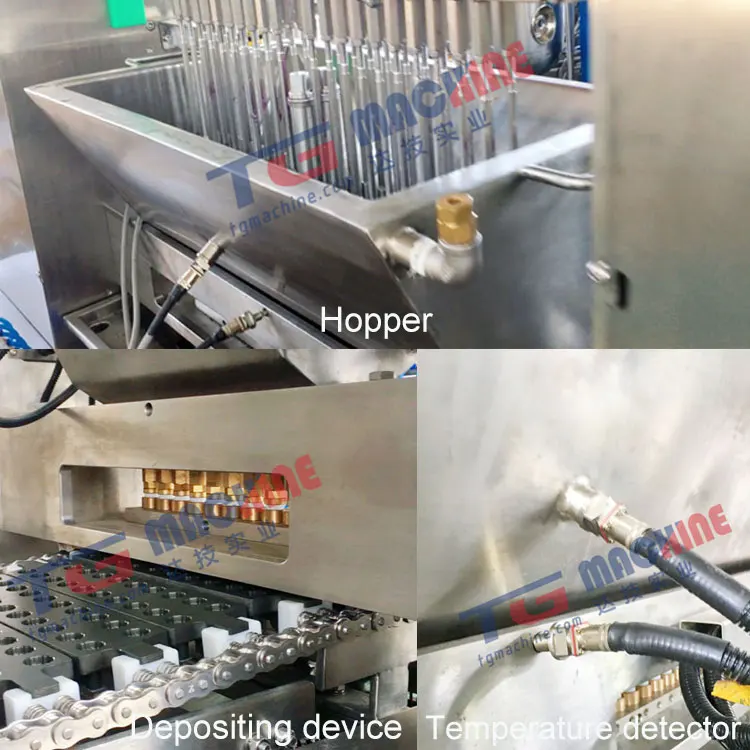 After-sales Service Provided halal bear gummy making machine vitamin fruit bear shaped gummy making machine