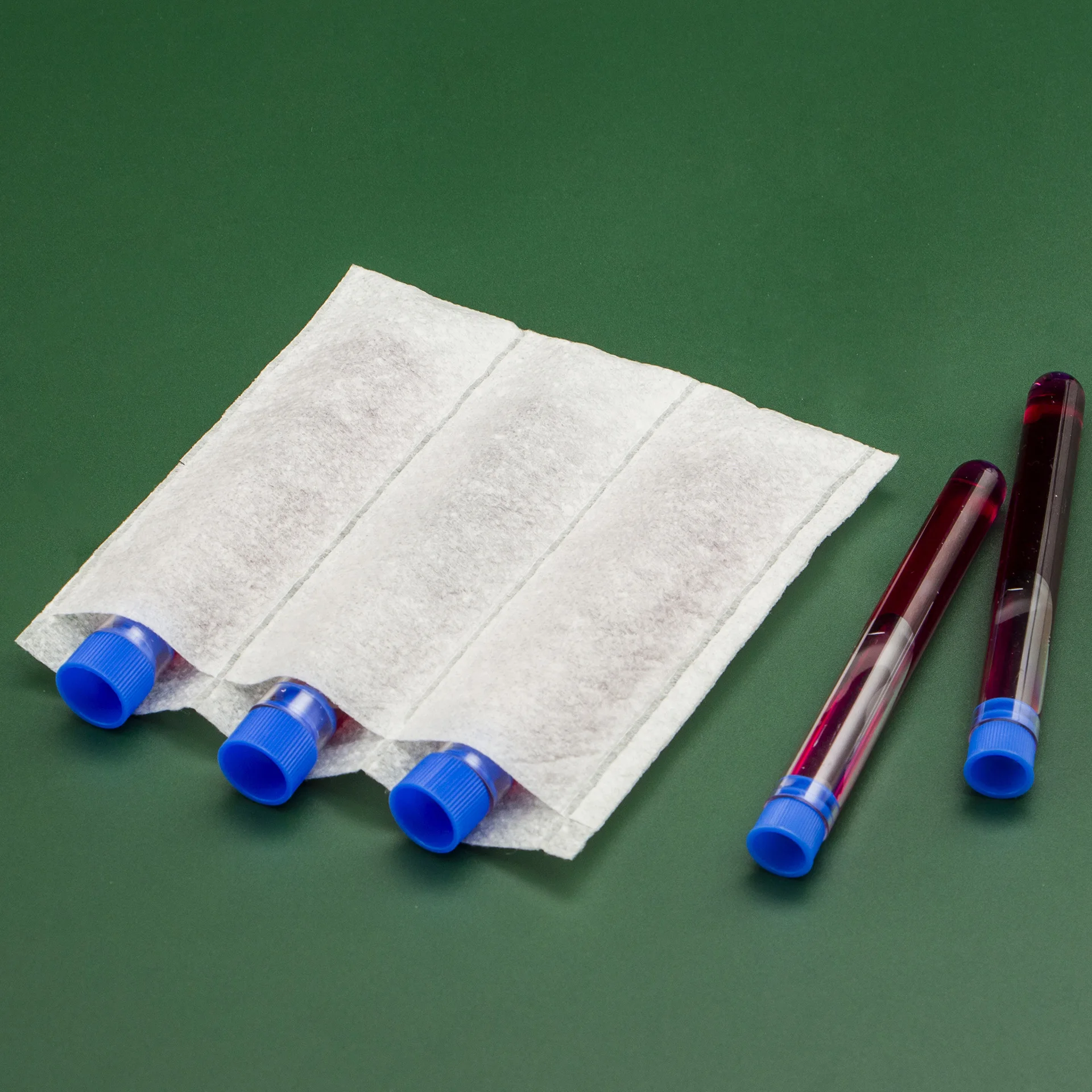 High Security Non-Woven Specimen Pouch Leak Proof Medical Absorbent Pouches For Sample Transport