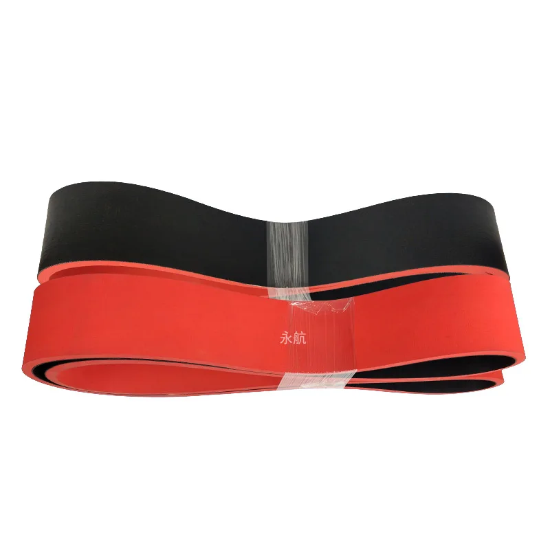 8-мм красный резиновый приводной ремень с резиновым покрытием