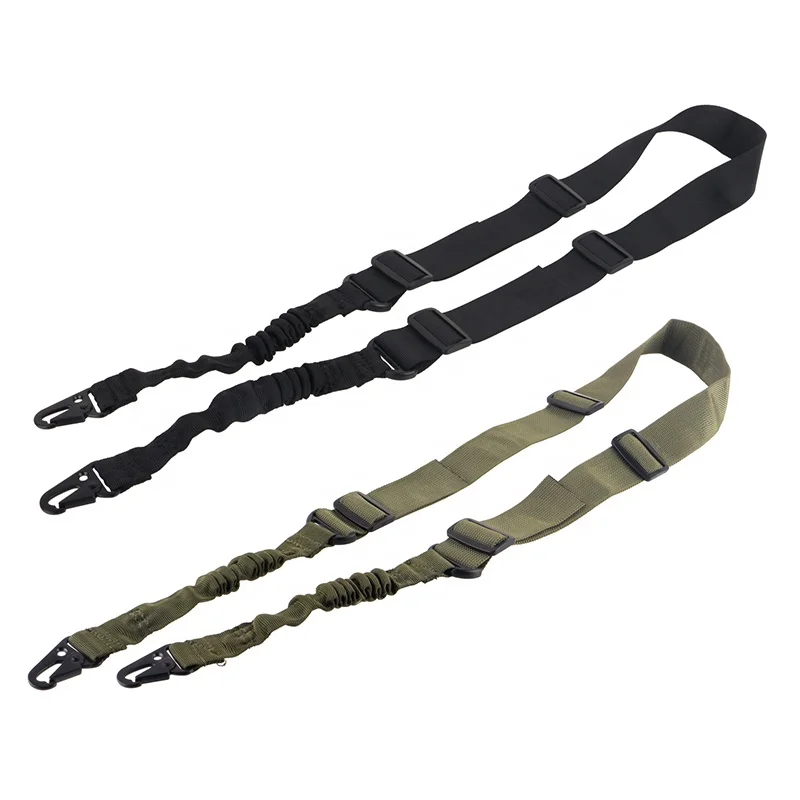 Tactical Shoulder Strap Adjustable Multi 2 Point Sling with Quick-release Metal Hook Hunting Accessories Grab Rope