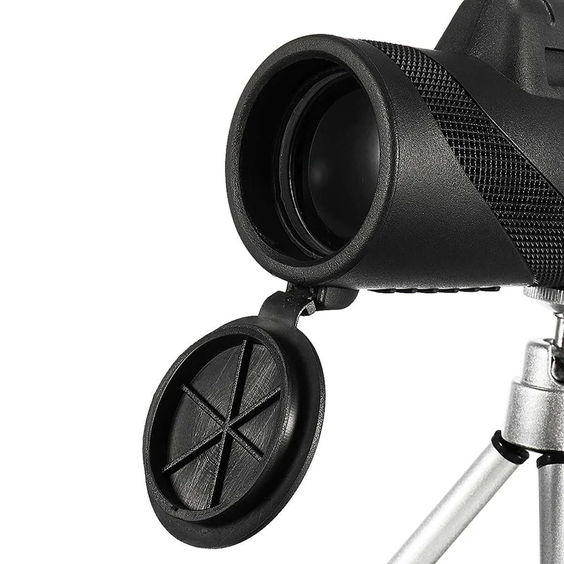 LUXUN High Power 40x60 HD Monocular Telescope Outdoor Low Night Vision Monocular with Phone Adapter Tripod for Hiking Hunting