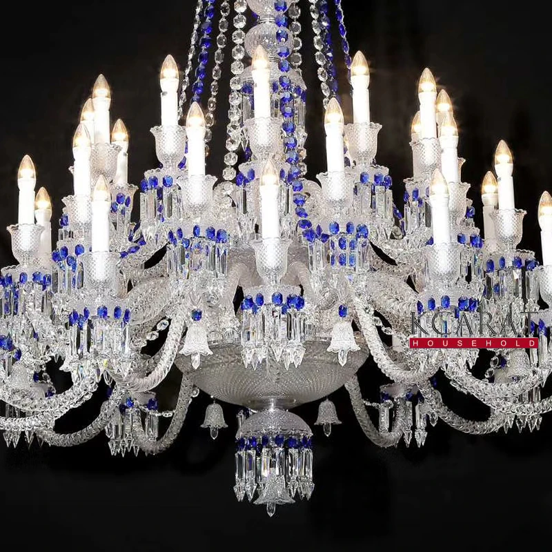 36 lamps Luxury  Chandelier crystal chandelier French style  Indoor Decorative chandelier  LED Light for hotel