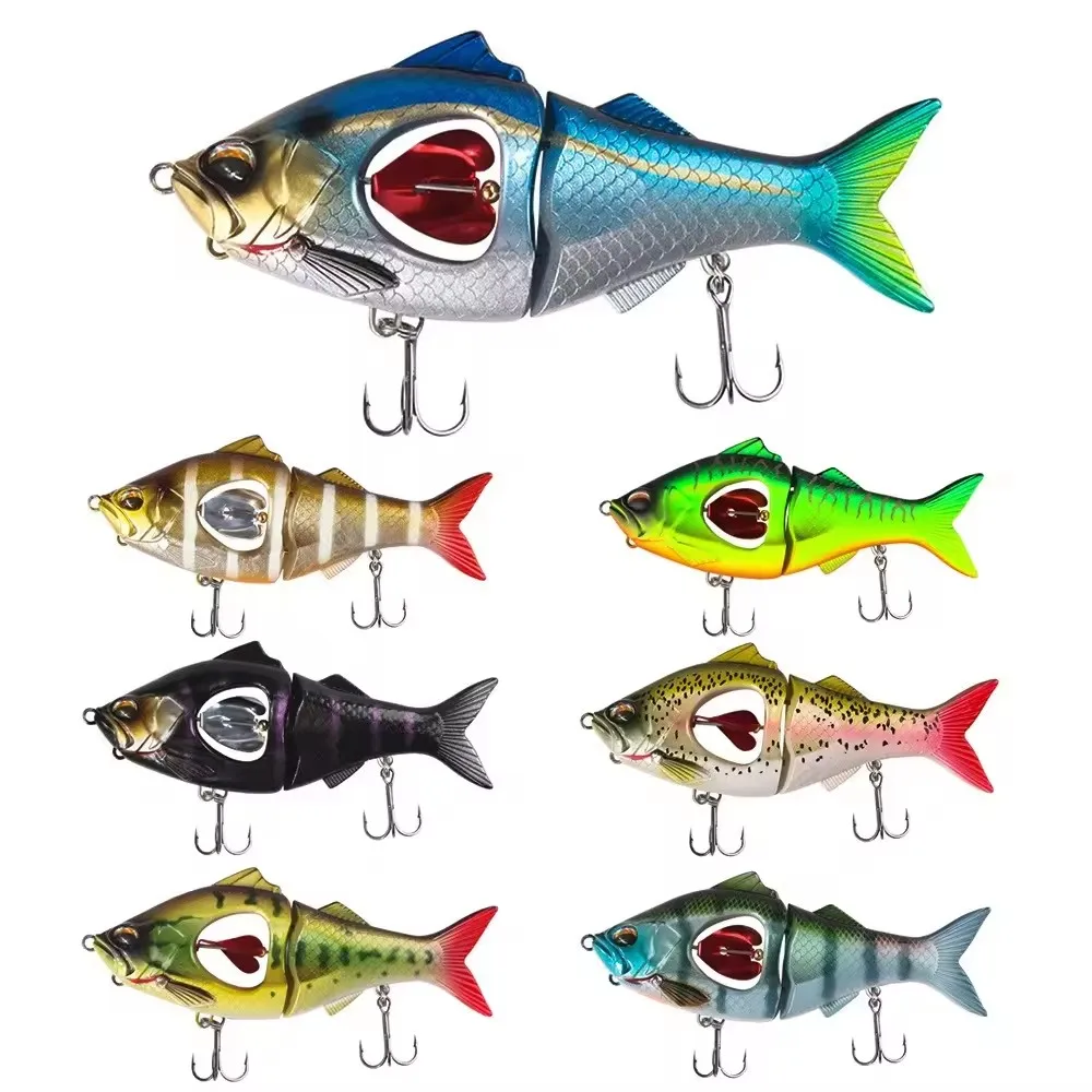 Multi Jointed Sinking Fishing Lure Slow Sinking Bionic Swimming Bass Hard Lures For Freshwater Or Saltwater Fishing bait