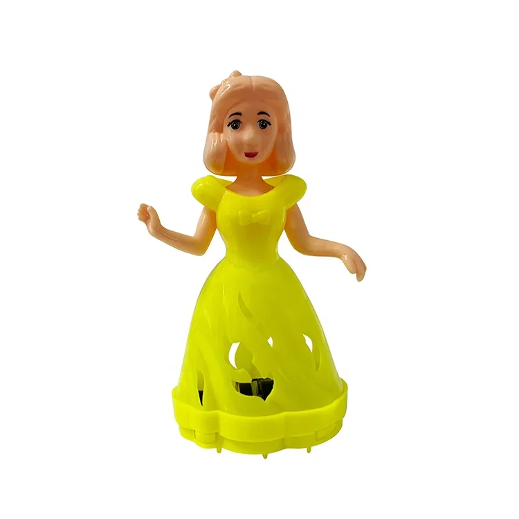 Good Quality Colorful  Princess Pull Back doll Toy for capsule surprise egg